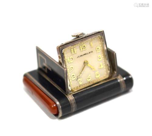 Art Deco, J. E. Caldwell & Co Travel Watch