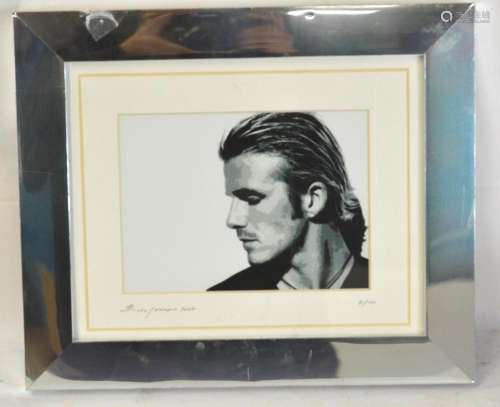 Bradley J Cooper, " David Beckham" Canvas Print