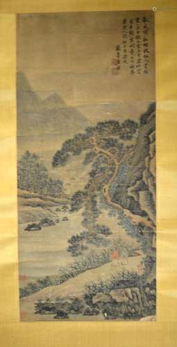 Chinese Painting Scroll(Tang Yan)