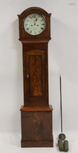 R. Costigan Dublin. Irish Mahogany Grandfather.