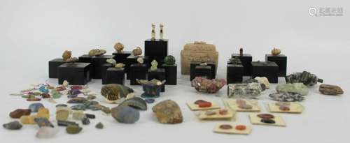 Ancient Egyptian Bead Lot & Mineral Samples
