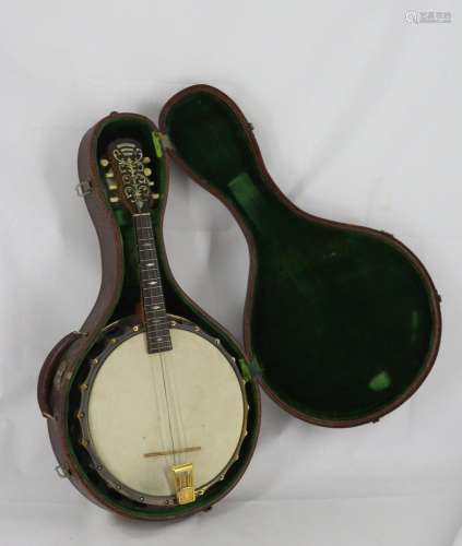 Broadkaster Model D 8 String Mandolin / Banjo.