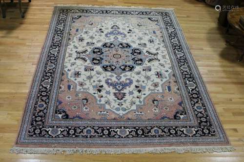 Vintage And finely Hand Woven Carpet .
