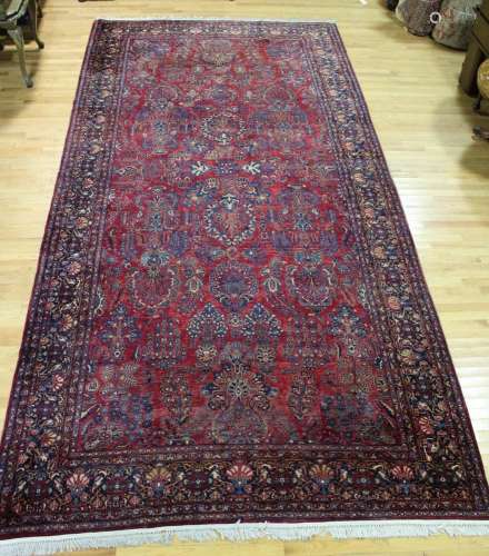 Antique And Finely Hand Woven Hand Woven Carpet