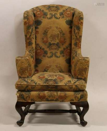 Vintage Q.A. Style Wing Back Children's Chair.