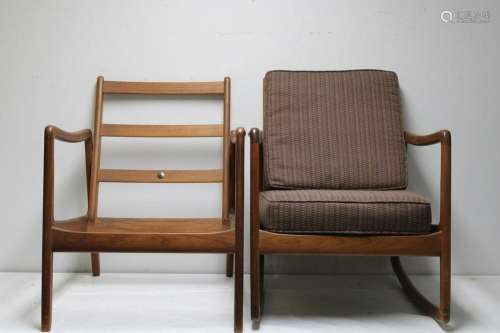 Midcentury Danish Modern & John Stuart Teak Chair