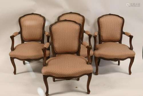 4 Vintage Louis XV Style Chairs.