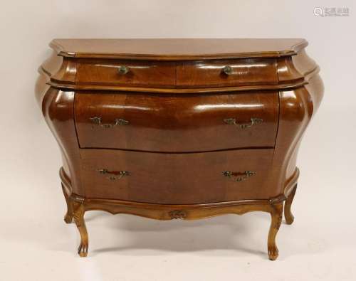 Vintage Italian Parquetry Top Commode.