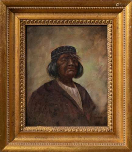 Painting, Portrait of a Native American Man