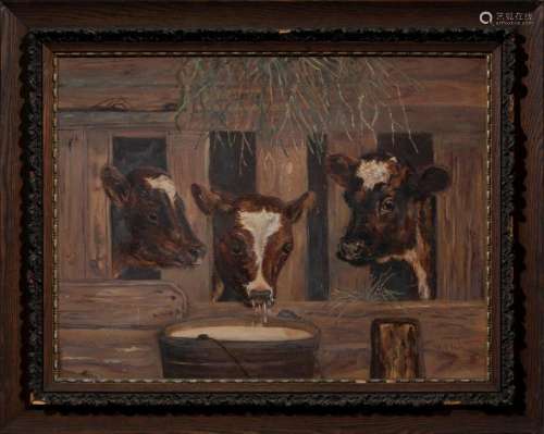 Milford Hahn, Three Cows at Rest