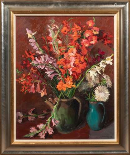 Painting, Still Life with Daylilies