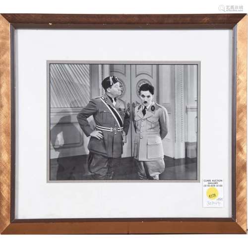 Photograph, Jack Oakie and Charlie Chaplin, The Great Dictat...