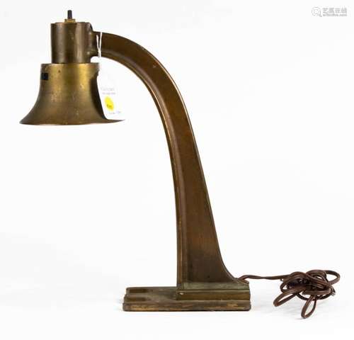 Greenberg's bronze task lamp of San Francisco interest