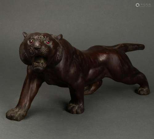 Japanese bronze tiger