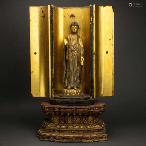 Japanese lacquered shrine