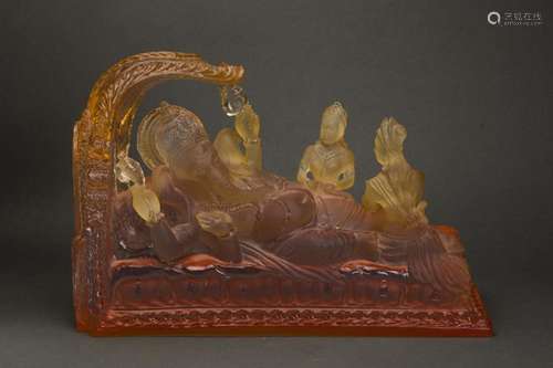 South Asian molded resin sculpture of Ganesh