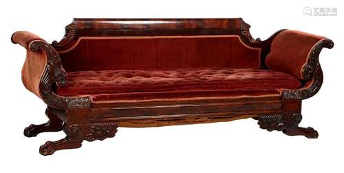 Mahogany sofa