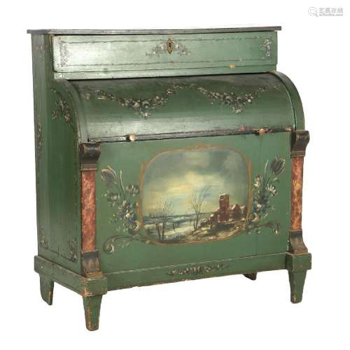 Antique painted chest