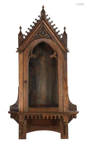 Neo-gothic wall cabinet