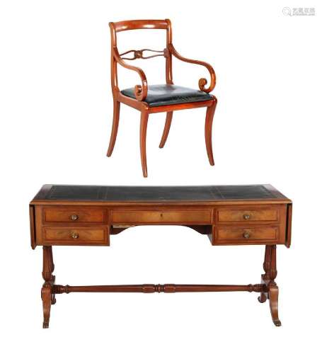 Writing desk with armchair