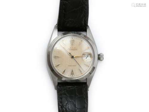 A steel Rolex Roulette wristwatch, ca. 1950-`57. Midsize mod...