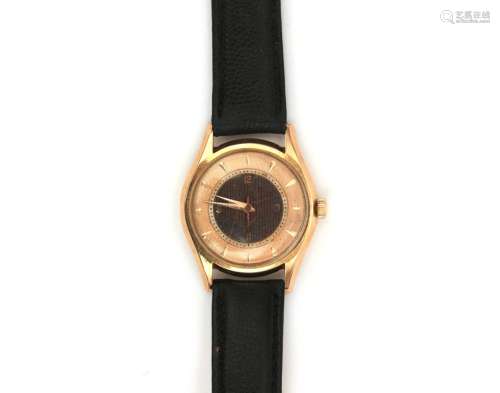 An 18 karat rose gold Eska dress watch, ca. 1950. Automatic,...