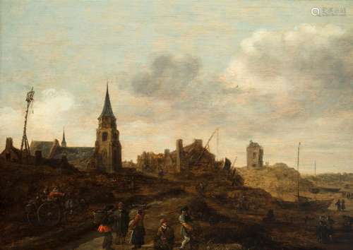 Jan Jozefsz. van Goyen (1596-1656)<br />
'Coastal landscape ...