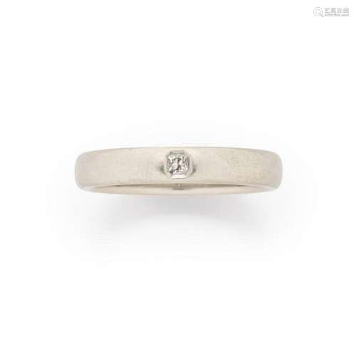 A diamond and platinum ring, 'Lucida', Tiffany &...