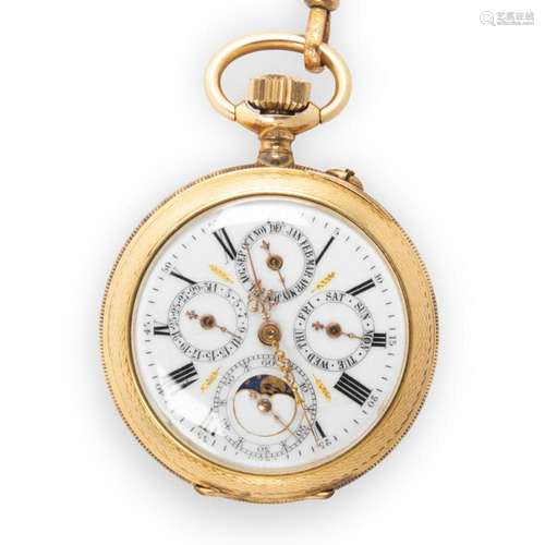 A gold-filled pocket watch