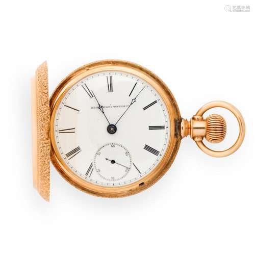 A fourteen karat gold pocket watch, Elgin National Watch Com...