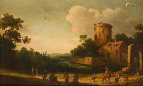 Joost Cornelisz Droochsloot (1586-1666)<br />
'Landscape wit...