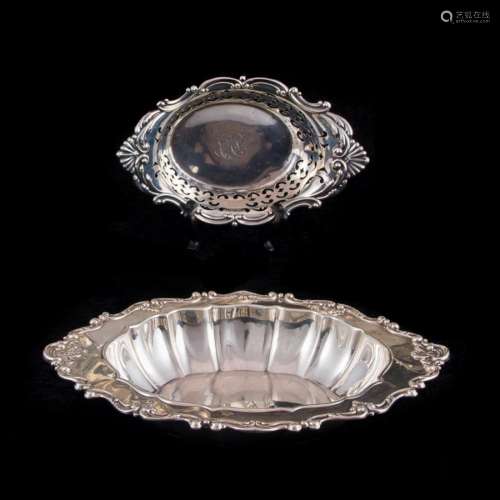 A (Lot of 2) Gorham Art Nouveau sterling bowls: the first, a...