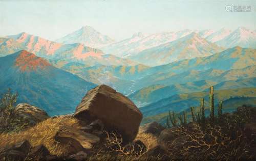 Thomas Jacques Somerscales (1842-1927)<br />
'The Andes', si...