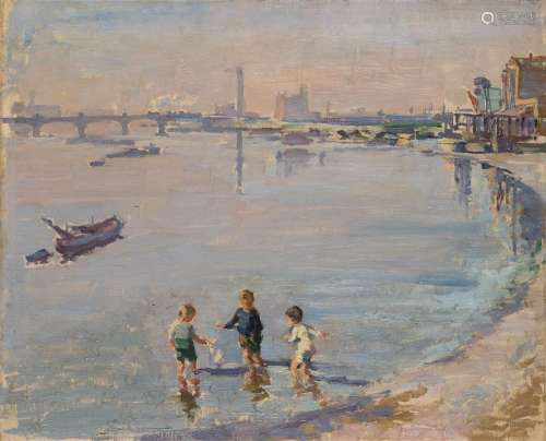 Charles Ernest Cundall (1890-1971)<br />
Attributed to, 'Pla...