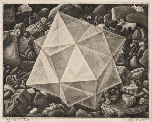 Maurits Cornelis Escher (1898-1972)<br />
'Crystal', signed ...