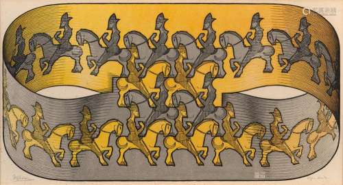 Maurits Cornelis Escher (1898-1972)<br />
'Horseman', signed...