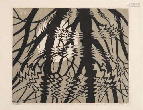 Maurits Cornelis Escher (1898-1972)<br />
'Rippled Surface',...