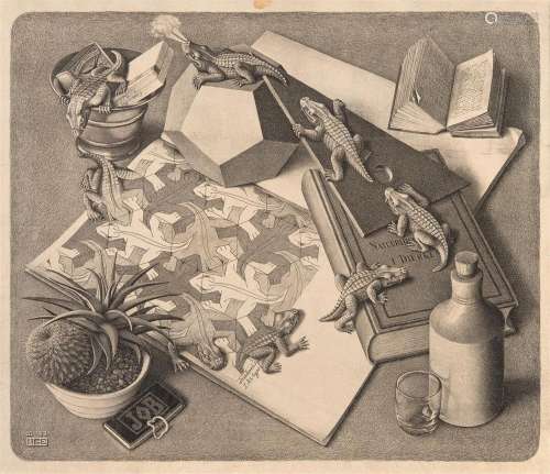 Maurits Cornelis Escher (1898-1972)<br />
'Reptiles', unsign...