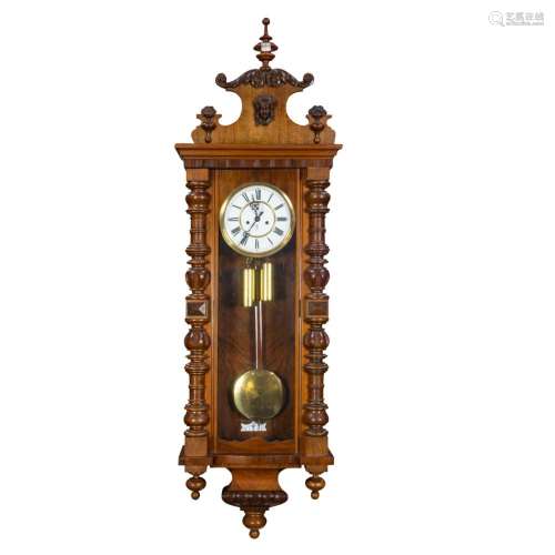 A Gustav Becker Vienna regulator wall clock, first quarter 2...