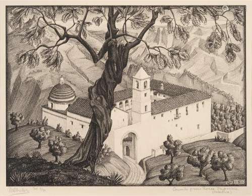 Maurits Cornelis Escher (1898-1972)<br />
'(Cloister near) R...