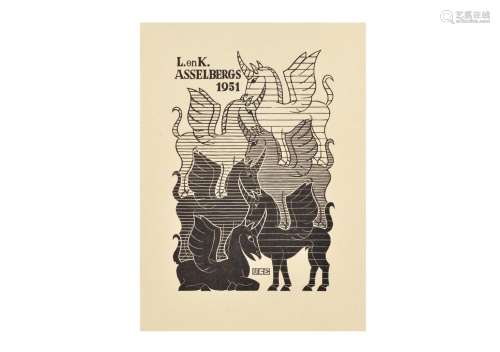 Maurits Cornelis Escher (1898-1972)<br />
New Years wish, ‘L...