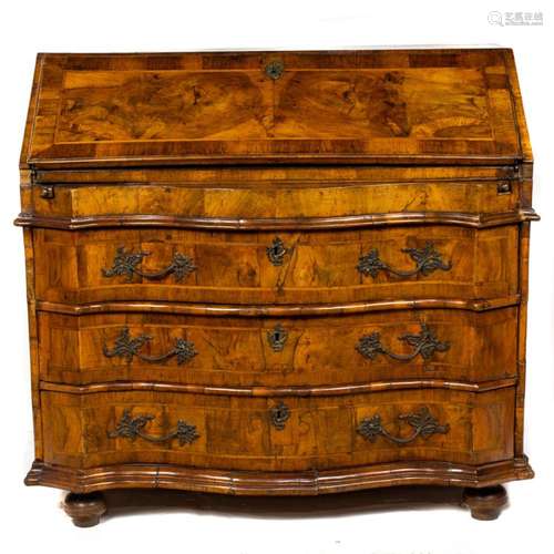 A French inlaid walnut secretary circa 1770