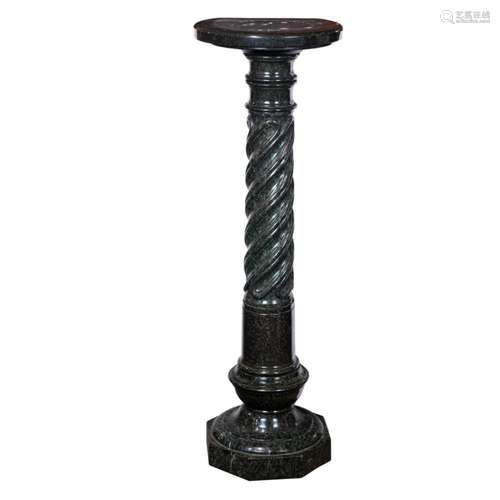 A Neoclassical style serpentine pedestal