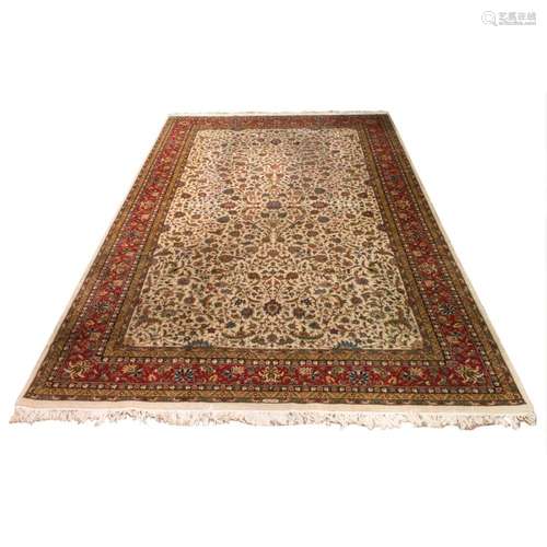 An Indo-Tabriz carpet, 18'3" x 12'