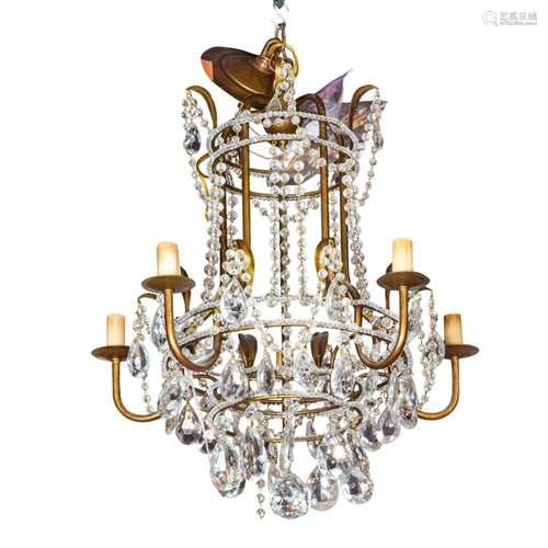 A Venetian five light chandelier