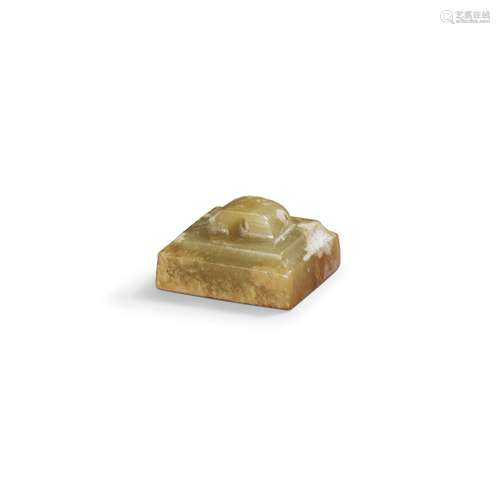 A JADE ‘DEER’ RECTANGULAR SEALWESTERN HAN DYNASTY (206 BC-AD...