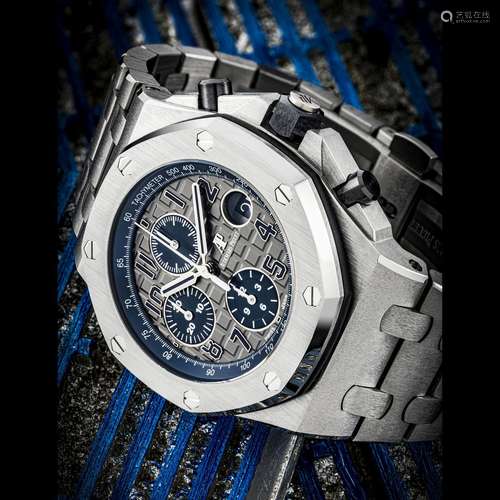 AUDEMARS PIGUET. A RARE TITANIUM LIMITED EDITION AUTOMATIC C...