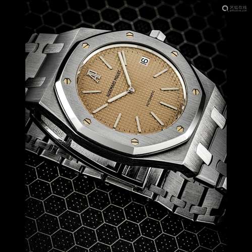 AUDEMARS PIGUET. A RARE STAINLESS STEEL LIMITED EDITION AUTO...