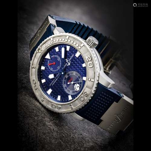 ULYSSE NARDIN. A STAINLESS STEEL LIMITED EDITION AUTOMATIC W...