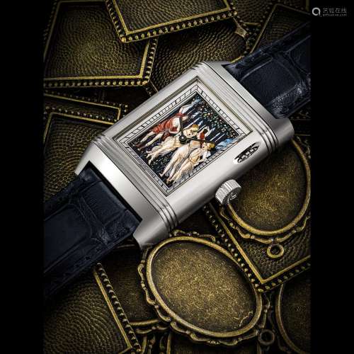 JAEGER-LECOULTRE. A MAGNIFICENT AND EXTREMELY RARE PLATINUM ...